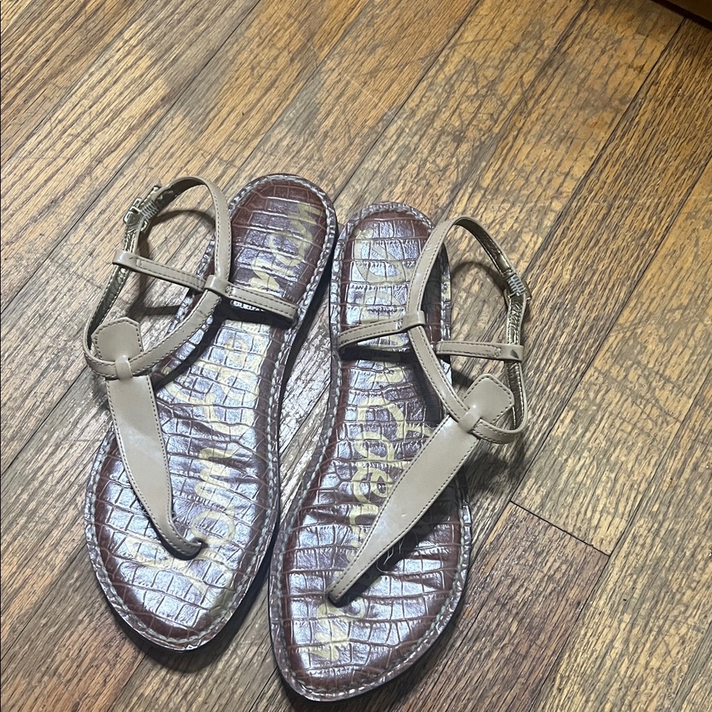 Sam Edelman Beige Sandals for Women Size 10